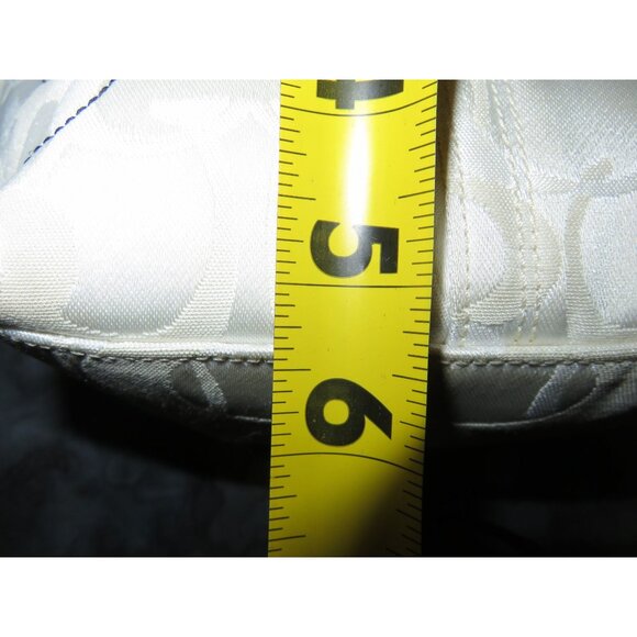 Coach 2005 Limited Edition Signature Optic White Cream Monogram Bumblebee Hobo - Picture 10 of 10